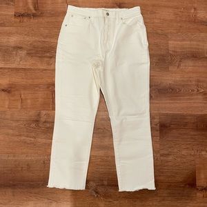 Madewell High-Rise Slim Crop Boyjean